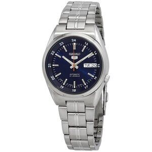 NWT Authentic Seiko Series 5 Automatic Blue Dial Men's Watch